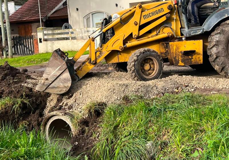 La Delegación reforzó la red pluvial en Santa Clara