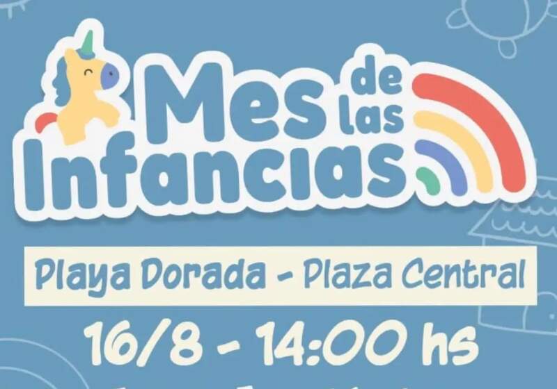 La Delegación Costa Sur confirmó una jornada recreativa para familias el domingo 16 de agosto en la Plaza Central del barrio.