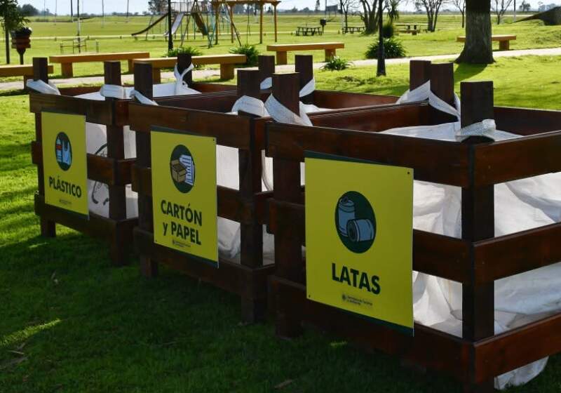 Ambiente: instalaron un nuevo punto verde en Vivoratá