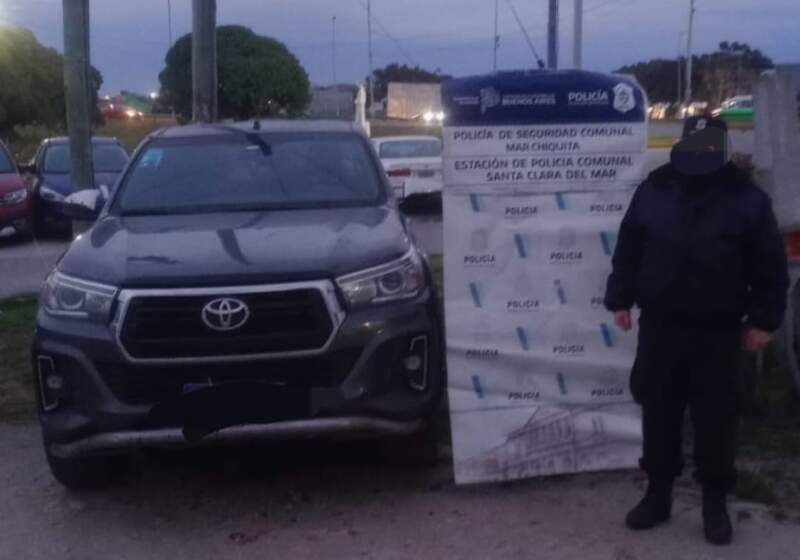 Encontraron una camioneta robada en Santa Clara