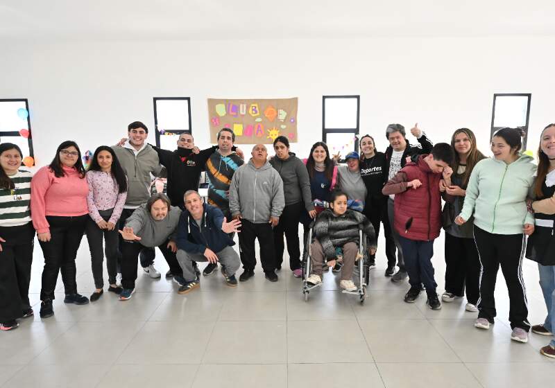 Se puso en marcha el Club de Día para jóvenes con discapacidad en Coronel Vidal