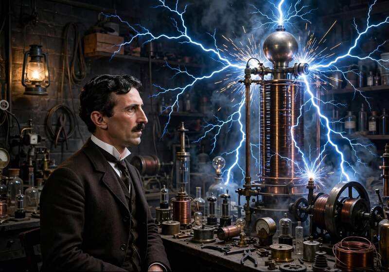 Registro más de 300 patentes que cambiaron el mundo: La corriente alterna, el motor de inducción y la bobina que lleva su nombre. 