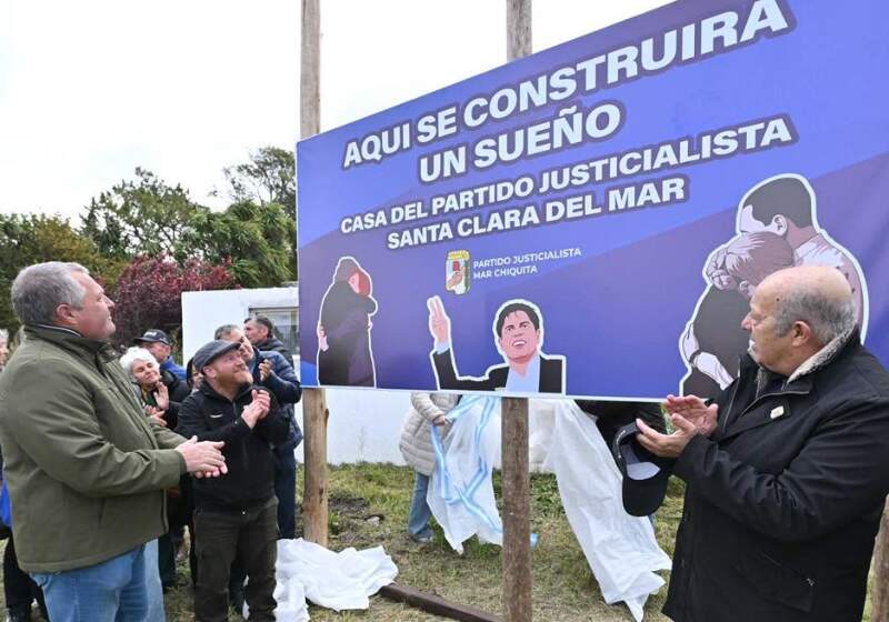 El PJ de Mar Chiquita presentó el terreno donde construirá su sede en Santa Clara