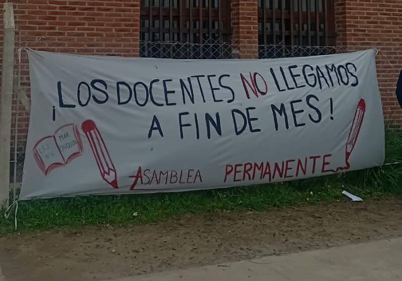 La Asociación de Maestros de Buenos Aires anunció un paro provincial con olla popular en La Plata