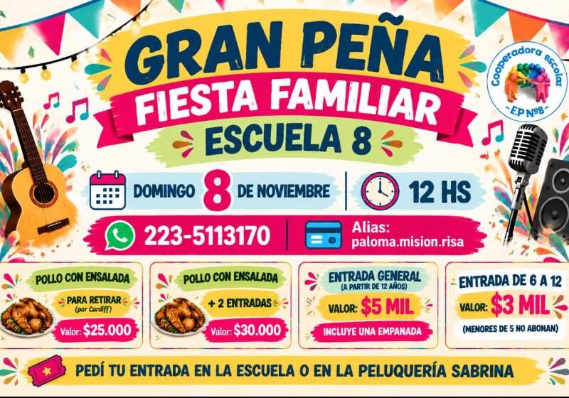 Gran Peña Familiar en la Escuela 8 de Santa Clara