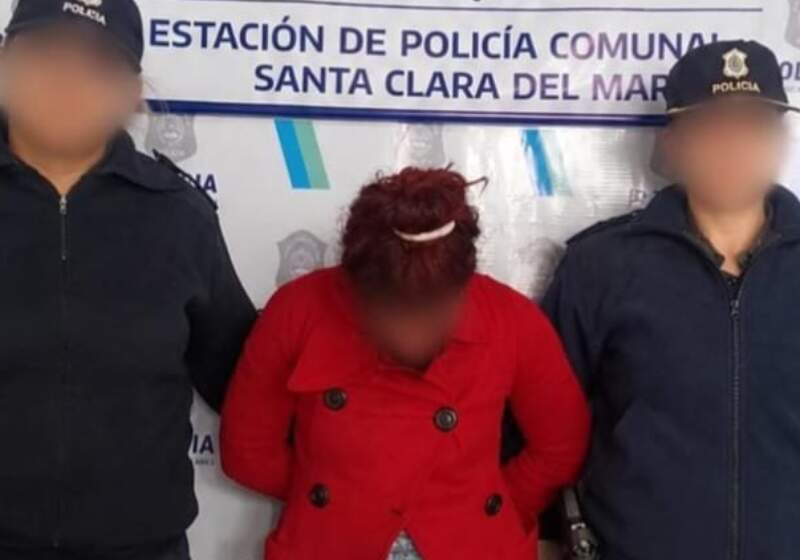Intervino personal de la Policía Comunal de Mar Chiquita. La Fiscalía de Flagrancia ordenó el traslado a la Unidad Penitenciaria Nº 50 de Batán.